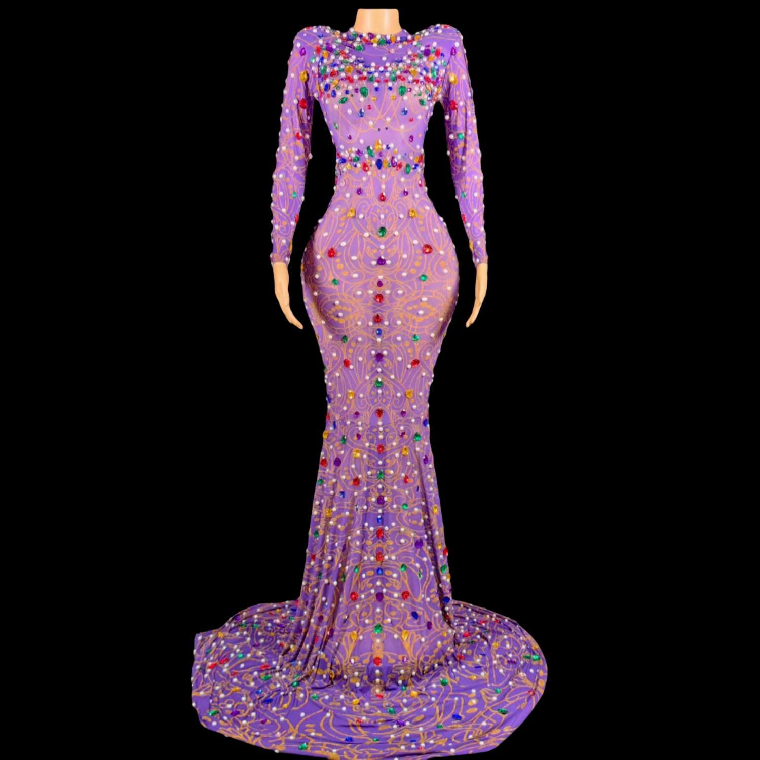 Sparkly Rhinestones ชุดนางเงือ - Sparkly Rhinestone Club Party Dress บทวิจารณ์และราคา