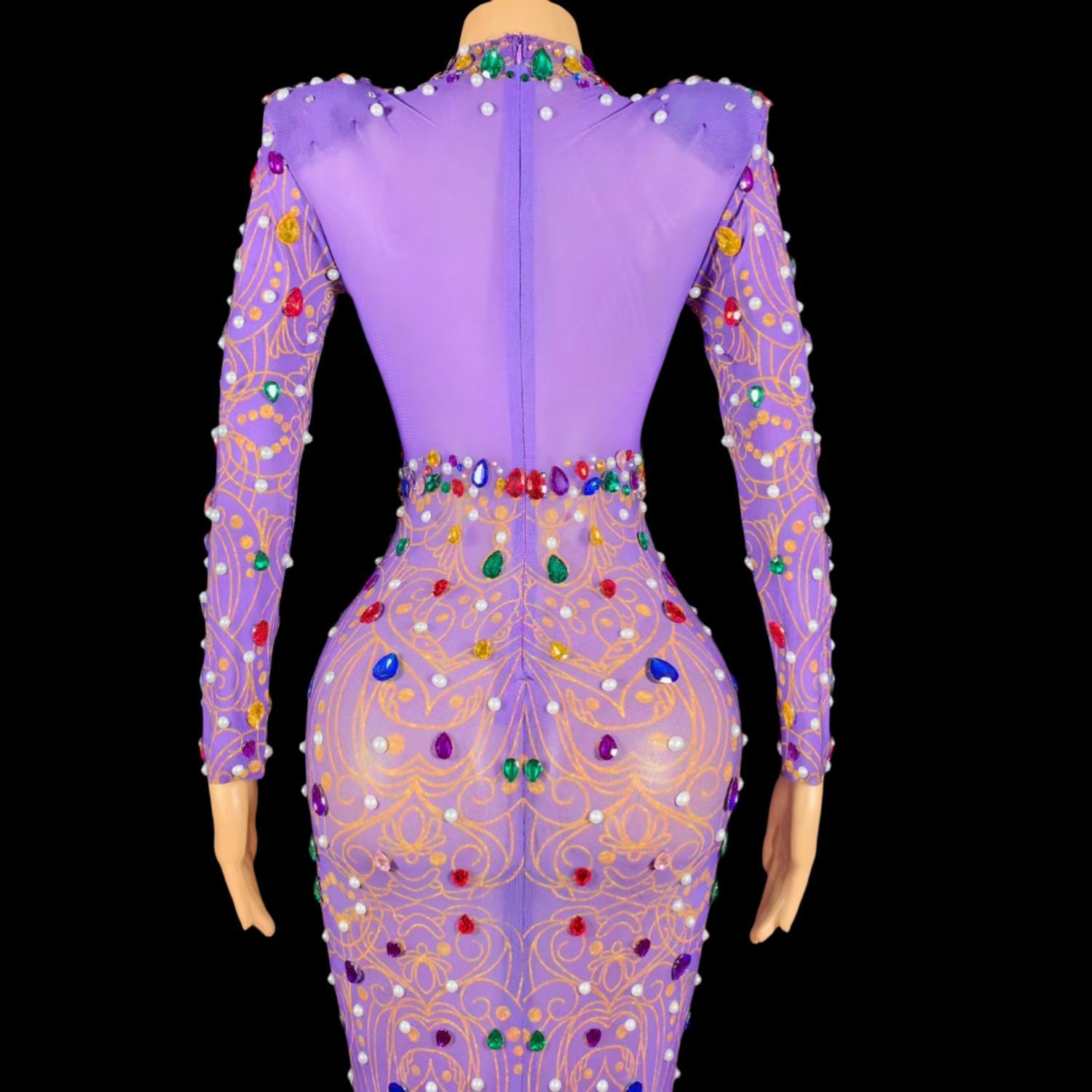 Sparkly Rhinestones ชุดนางเงือ - Sparkly Rhinestone Club Party Dress บทวิจารณ์และราคา