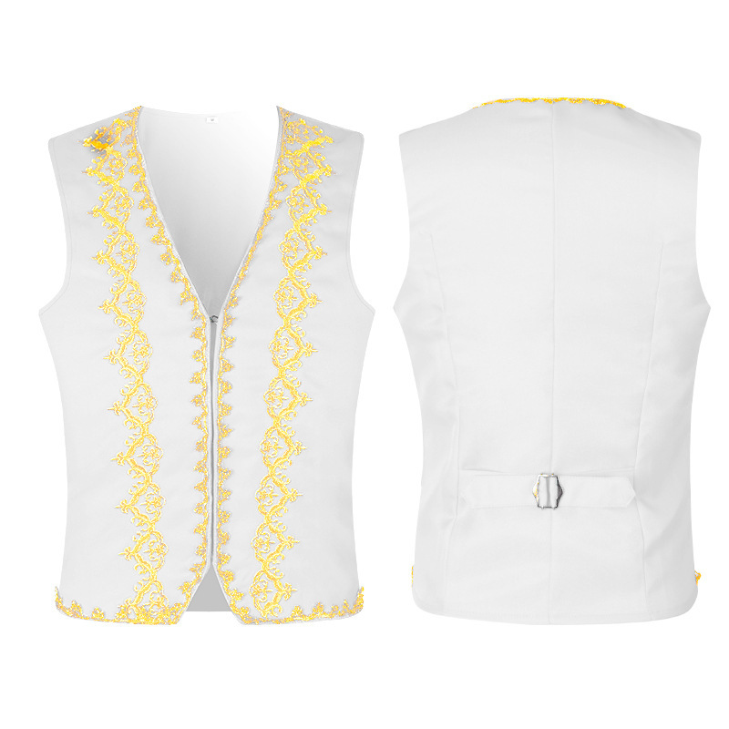 เสื้อกั๊กปักลายทองสไตล์บาโรกยุ - Tops บทวิจารณ์และราคา