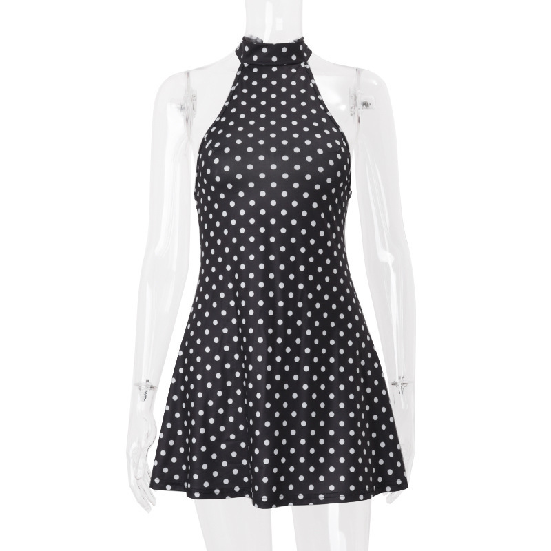 ชุดเดรสสั้นทรงเอไลน์แบบฮอลเตอร - Y2K Backless Halter Mini Dress บทวิจารณ์และราคา